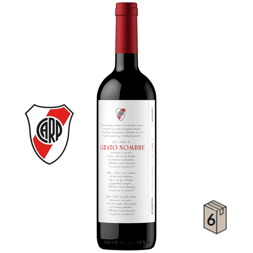 Grato Nombre Malbec - Caja x 6 Unidades