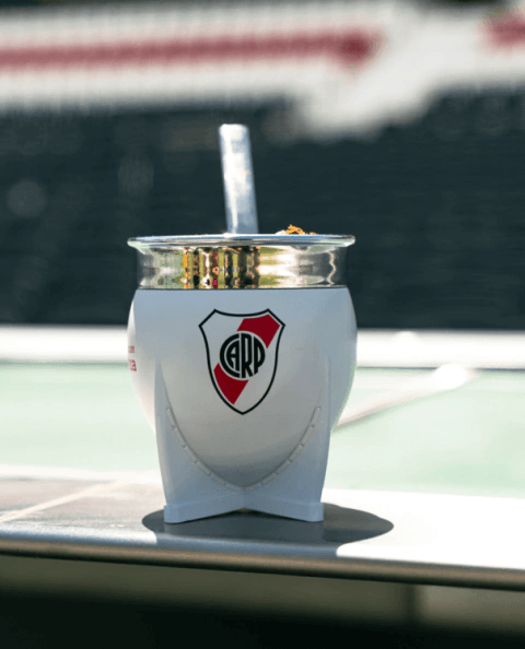 Mate XL con bombilla River Plate