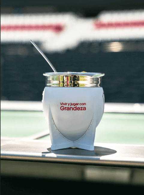 Mate XL con bombilla River Plate