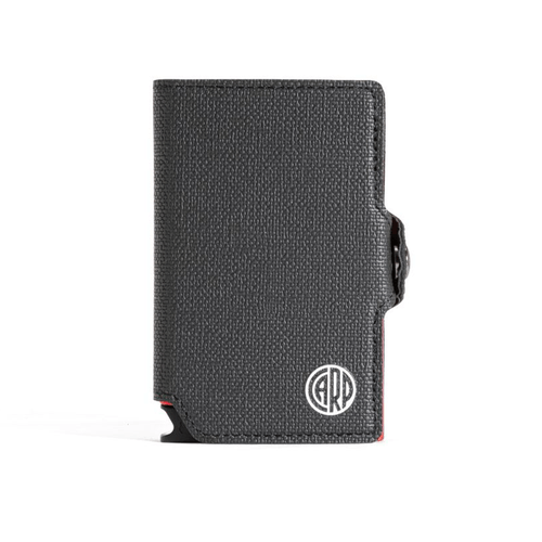 Billetera RFID Millonaria - NEGRO c/Rojo - Simple