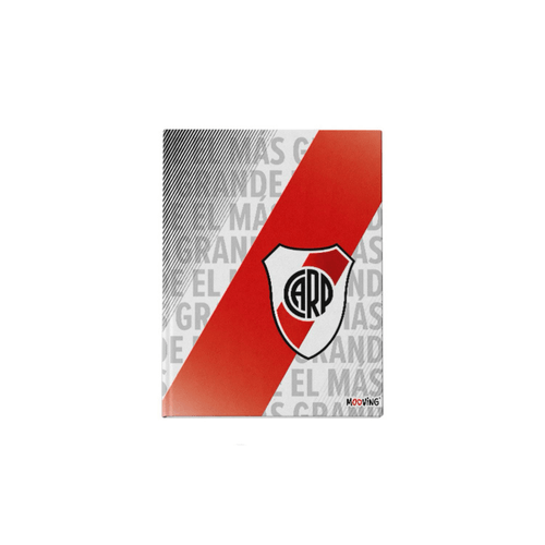 Cuaderno 16x21 T/D Cosido 48 hjs. River Plate
