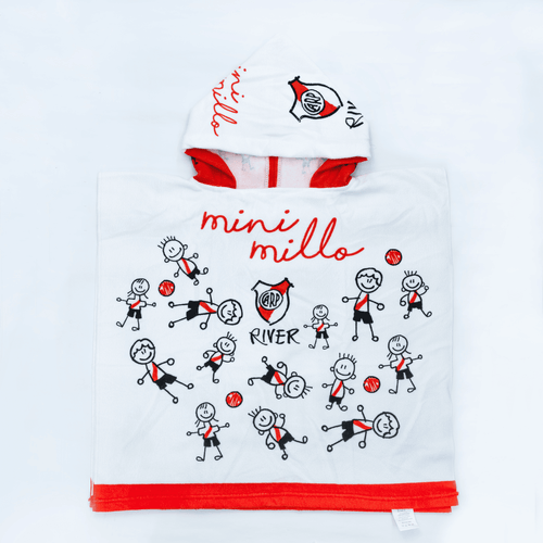 Poncho Microfibra Súper Suave c/Mochila River Plate