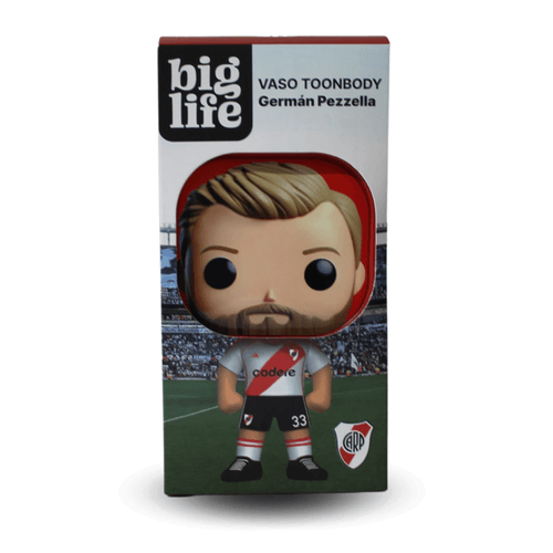 Vaso Toon Body Pezzella  River Plate Coleccionable