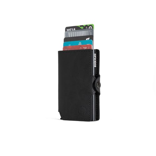 Billetera RFID Millonaria - NEGRO c/Negro - Simple