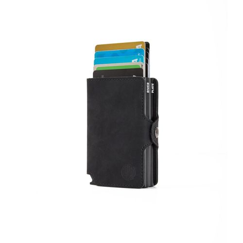 Billetera RFID Millonaria - NEGRO c/Negro - Doble