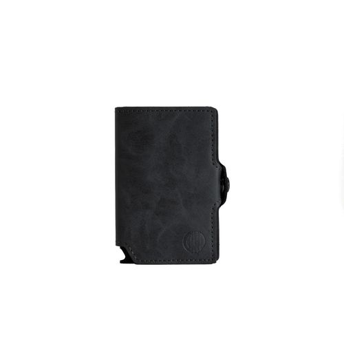 Billetera RFID Millonaria - NEGRO c/Negro - Doble