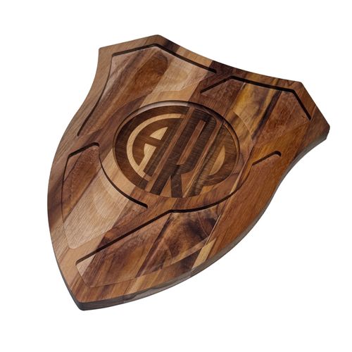 Tabla Teca Picada Escudo River Plate